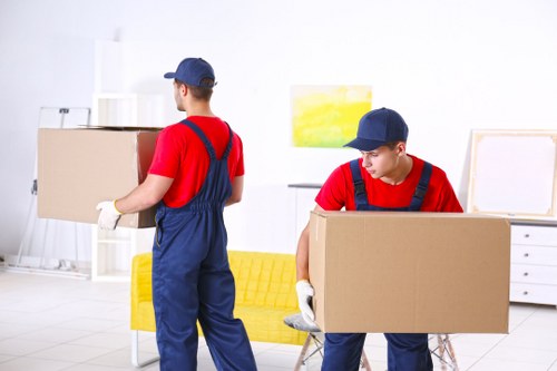 Planning a home move in Barnes with packed boxes and moving preparation