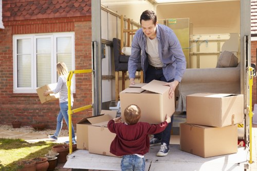 House removalists preparing a Barnes home move