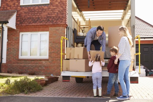 Removals van service in Barnes for local home and flat moves