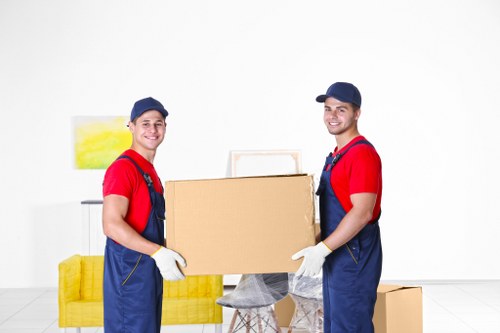 Removal van and moving team serving Barnes residential streets