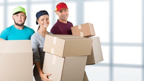 Furniture being loaded for house removals in Barnes