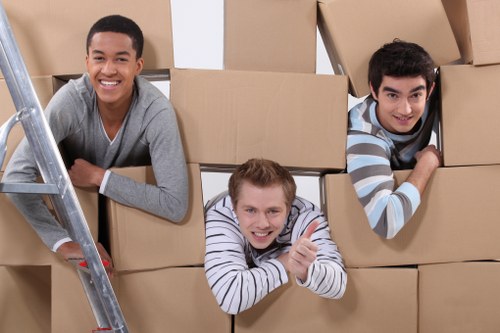 Removal van service for furniture transport and local deliveries in Barnes
