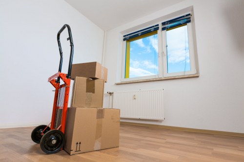 Packing and loading a removal truck for Barnes moves