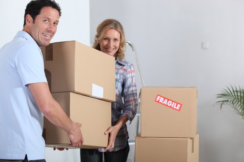 Commercial moving truck service for Barnes offices and small businesses