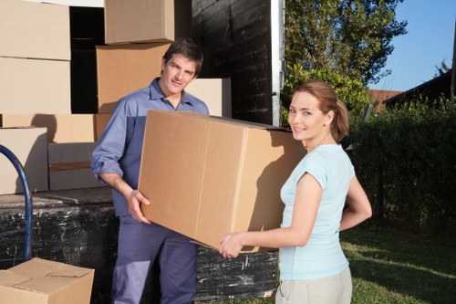 Local removals team navigating Barnes residential streets