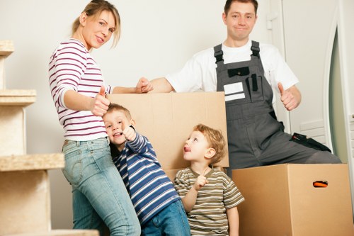 Secure packing and loading for a Barnes flat relocation
